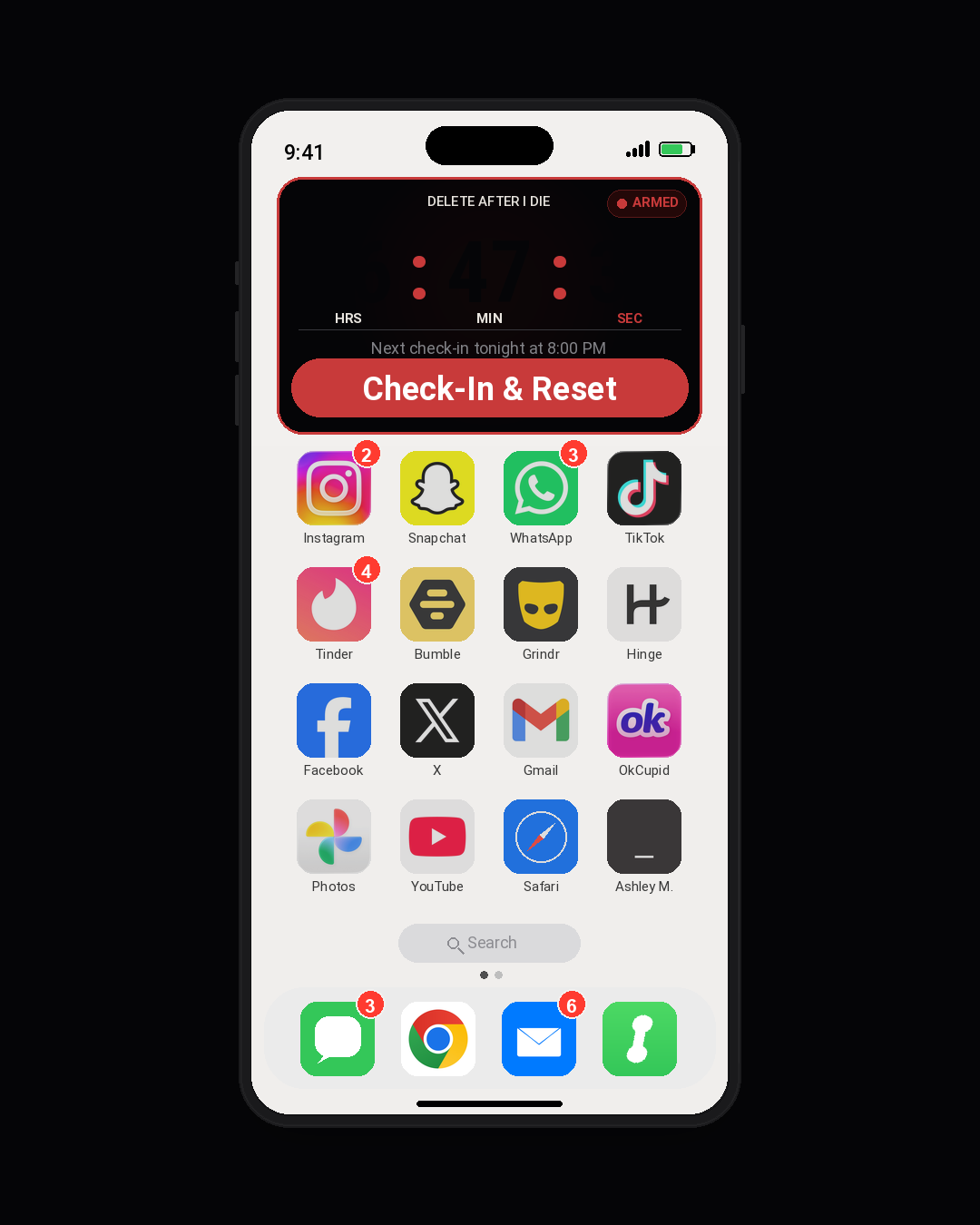 DAID iPhone Mockup